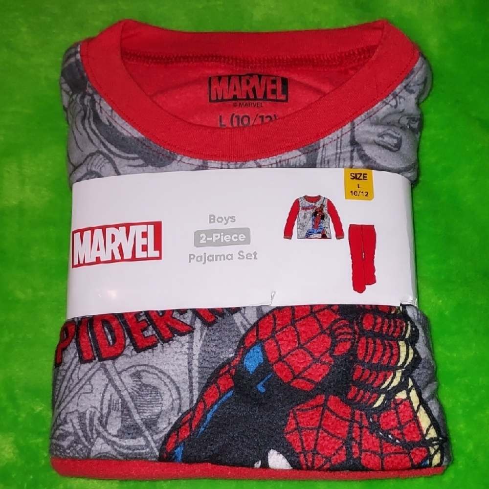 Marvel Spider-Man Red and Gray Pajama Set